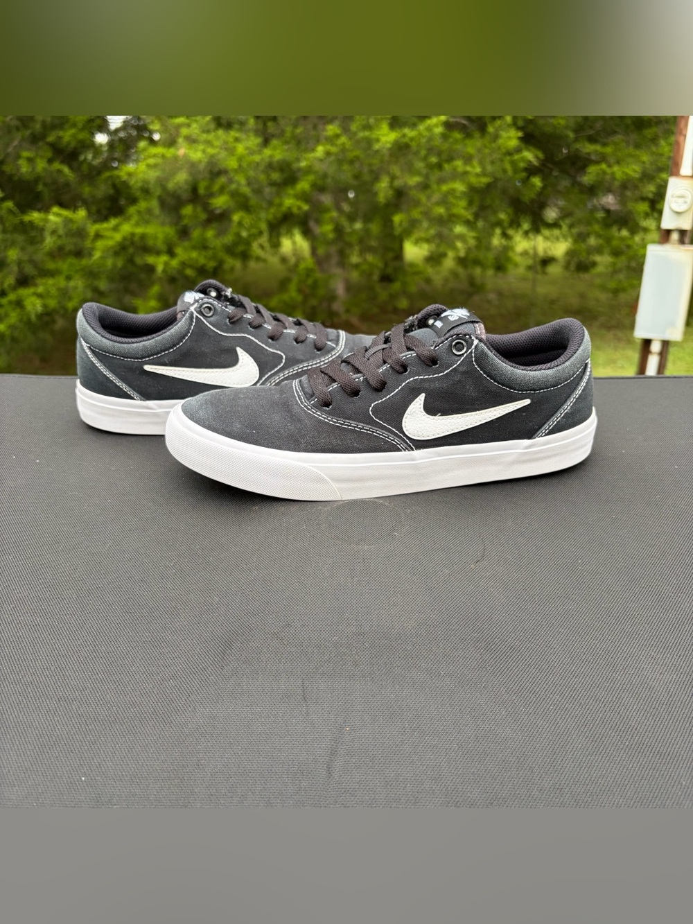 Nike SB Charge Black Low-Top Sneakers Sz men’s 8 skate skateboard Streetwear